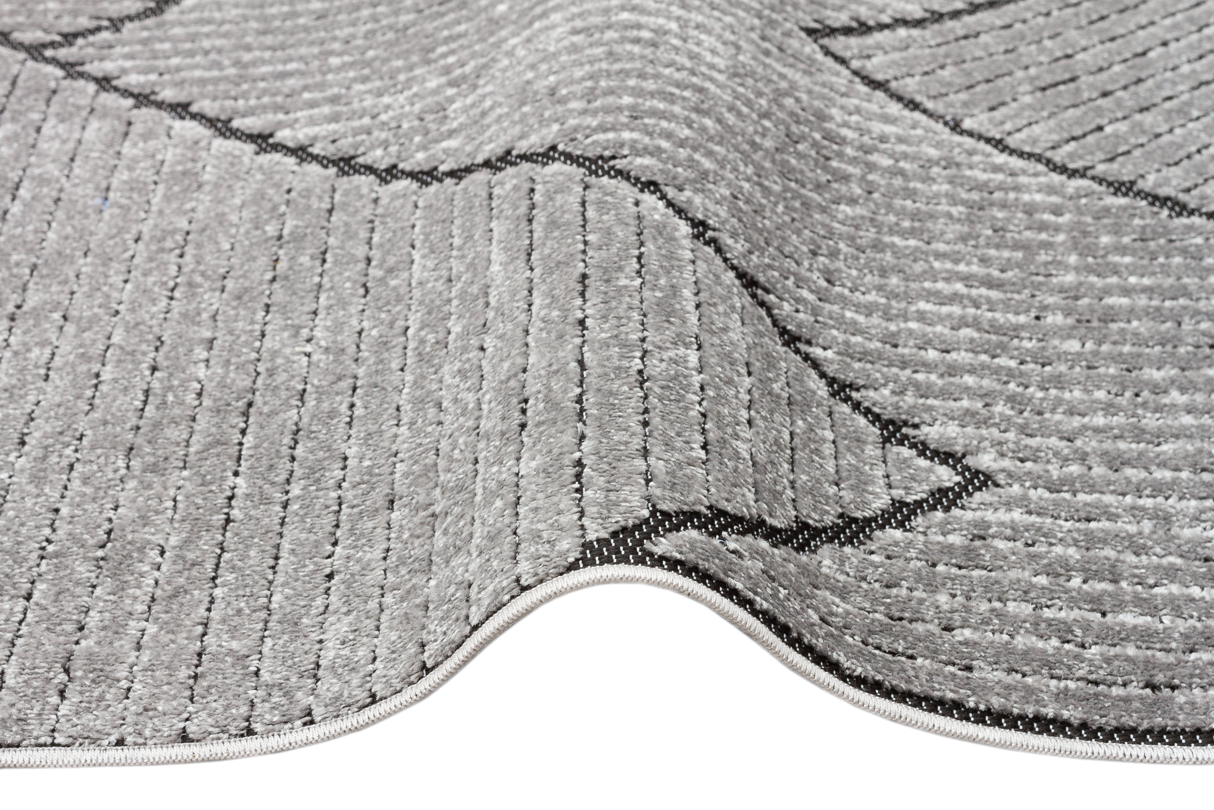 Concept Looms Jazz JAZ16 Grey Black Indoor/Outdoor Rug